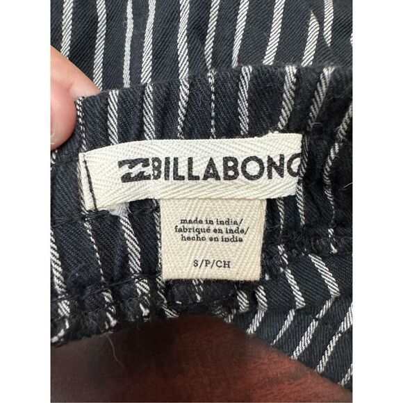 Billabong Stripe Black Shorts with Pocket Size Small - Picture 4 of 7